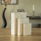 Vintiquewise White Velvet Vintage Storage Wooden Antique Classic Decorative Book Box Holder, PK 3 QI004265.WT - alternate 6